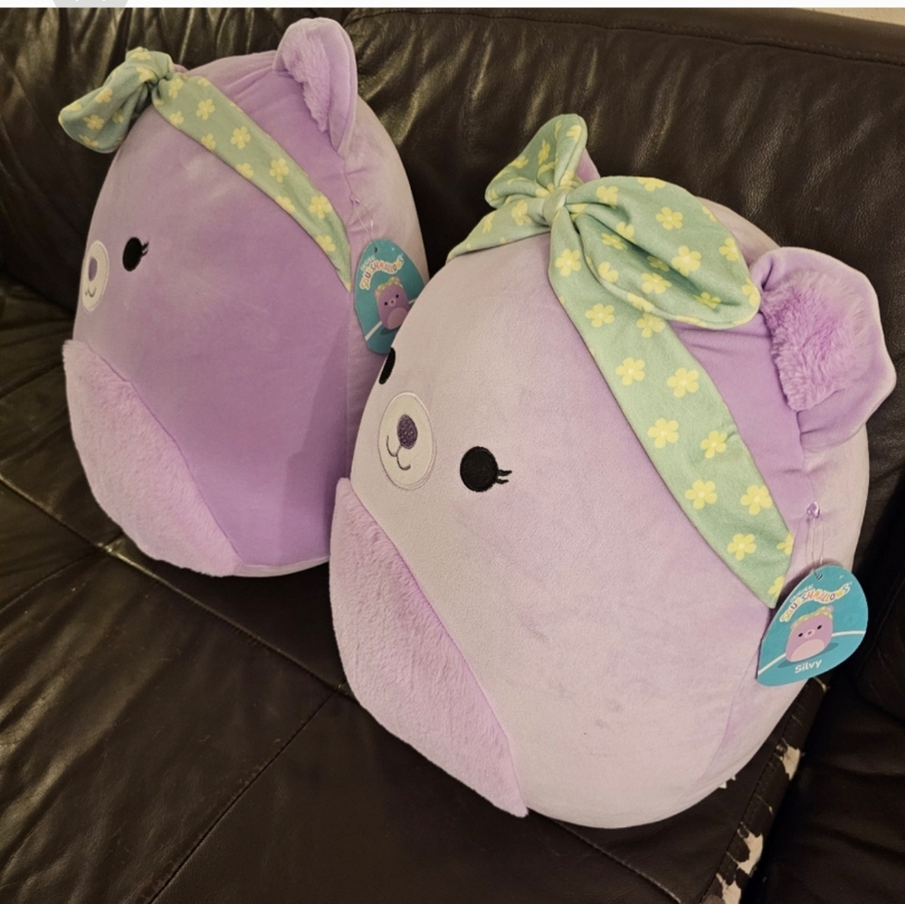 2 Squishmallows 16" Plush,  2 Nwt Silvy - Picture 11 of 12